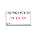 Shiny Self Inking Date Stamp S404 (APPROVED)