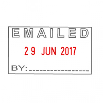 Shiny Self Inking Date Stamp S410 (E-MAILED)